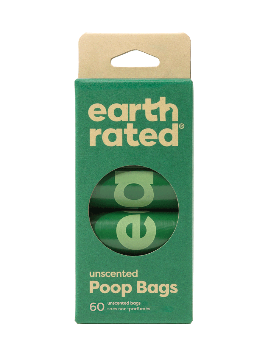 Bolsas para heces Earth Rated sin aroma – 4 rollos