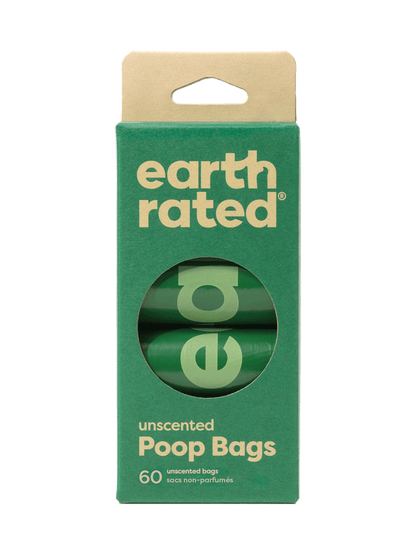 Bolsas para heces Earth Rated sin aroma – 4 rollos