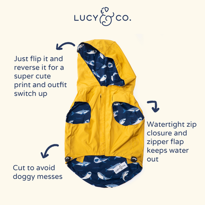 Capa Reversible Shark Attack