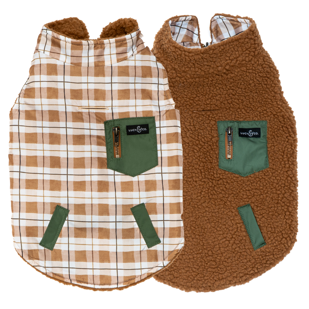 Chaleco Revesible Plaid Hike