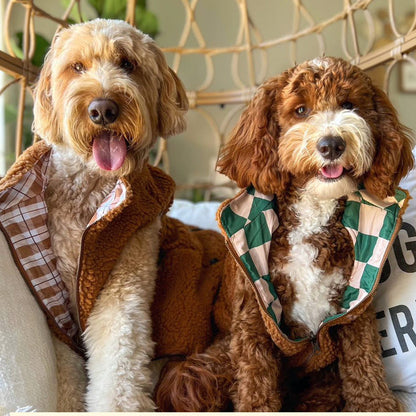 Chaleco Revesible Plaid Hike