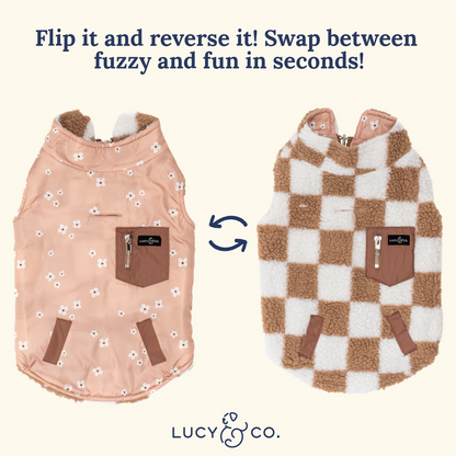 Chaleco Revesible Playing Checkers