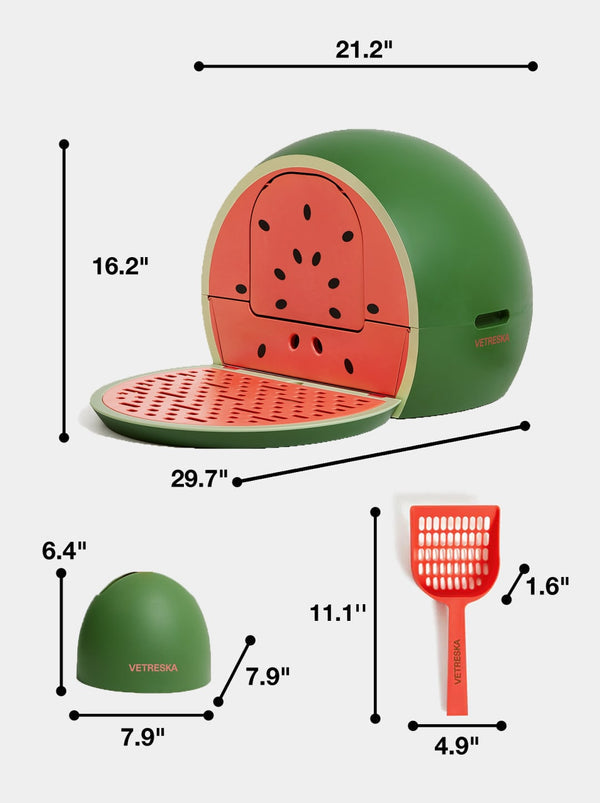 Litera para Gato Sandía