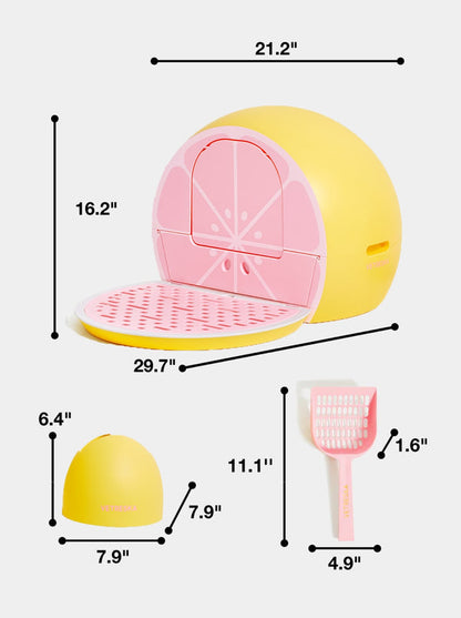 Litera para Gato Toronja