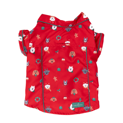 Happy Howlidays Pajamas + Antifaz