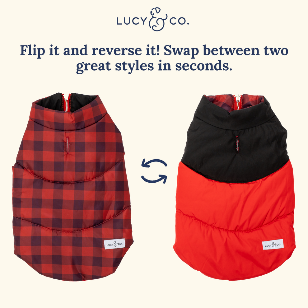 Chaleco Revesible Holly Jolly