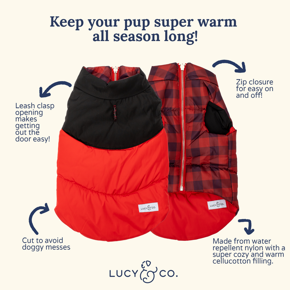 Chaleco Revesible Holly Jolly