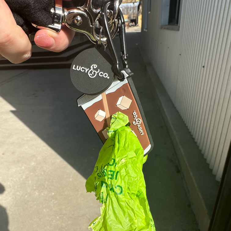 Iced Coffee Clip para Bolsas de Heces