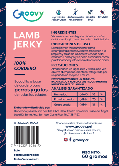 Lamb Jerky