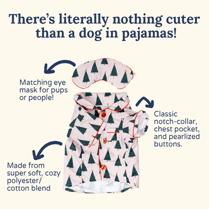 Oh Christmas Tree Pajamas + Antifaz