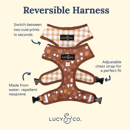 Pechera Reversible Chocolate Meadows