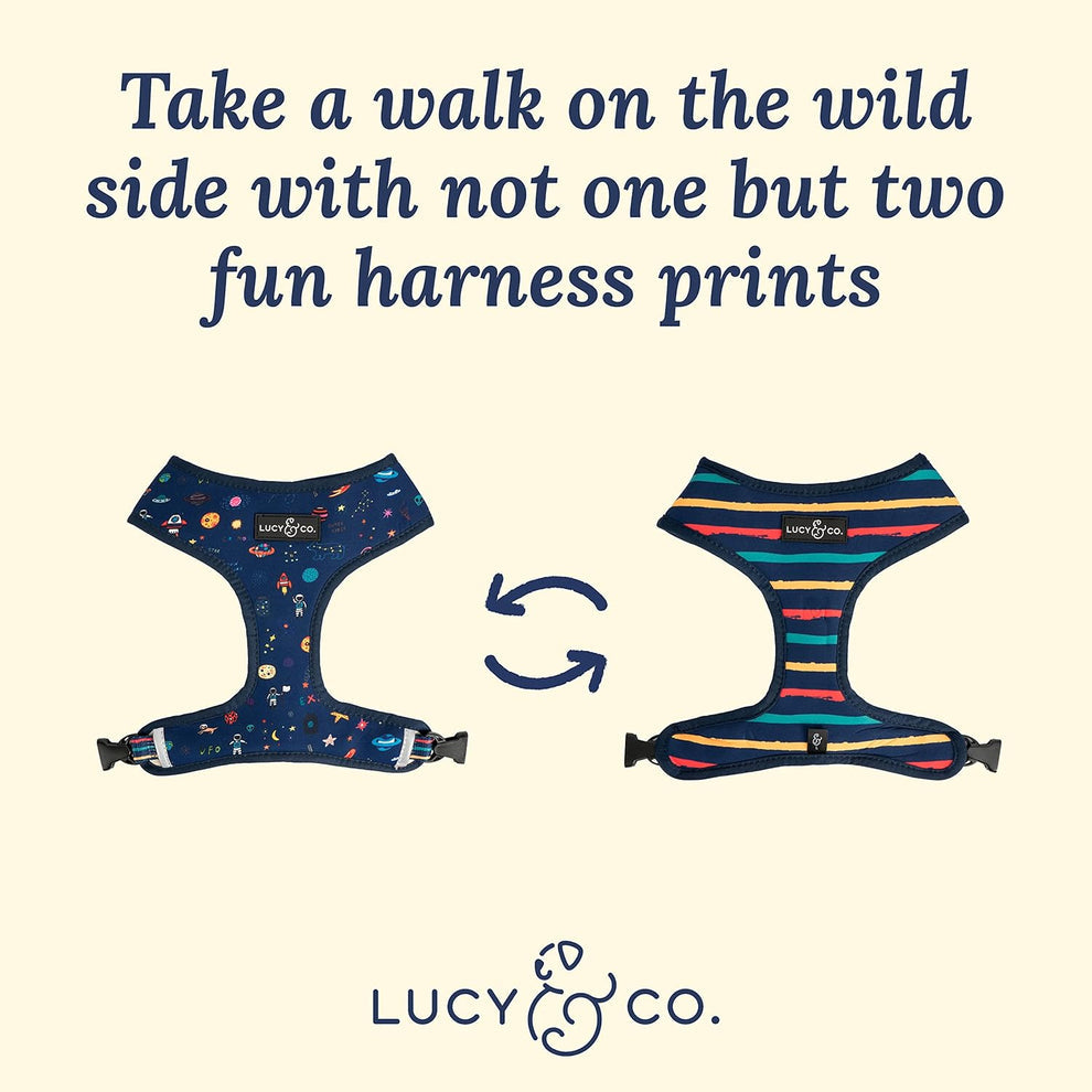 Pechera Reversible Space Doodle