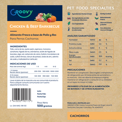 Chicken & Beef Barkbecue (Cachorros)