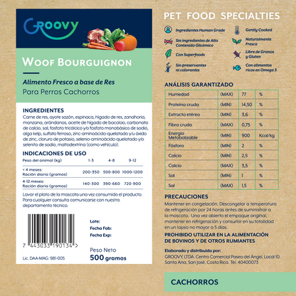 Woof Bourguignon (Cachorros)