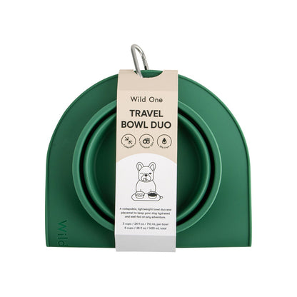 Travel Bowl Duo Spruce