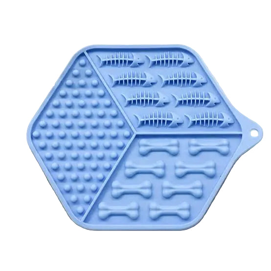 Licking Pad Hexagonal – Tapete de lamido