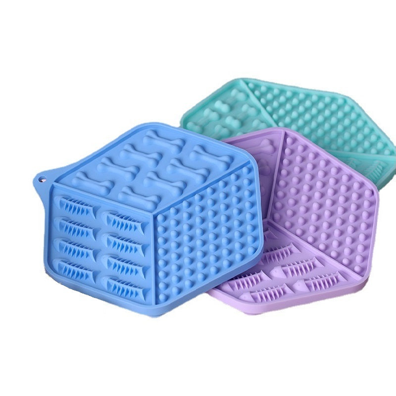 Licking Pad Hexagonal – Tapete de lamido