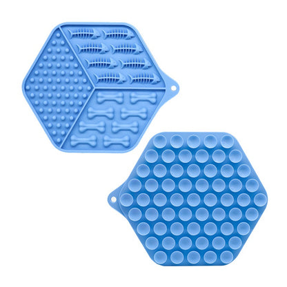 Licking Pad Hexagonal – Tapete de lamido