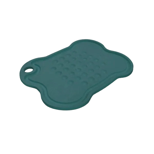Bone Platter Teal Small